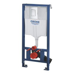 Система инсталляции для подвесного унитаза GROHE Rapid SL 4 в 1, хром (39859000)