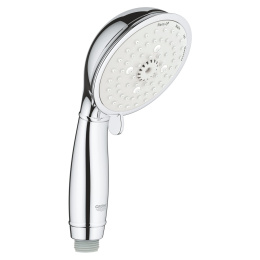 Душевой гарнитур GROHE Tempesta Rustic 100 с мыльницей, 4 режима струи, душевая штанга 600 мм, 9,5 л/мин, хром (26086001)