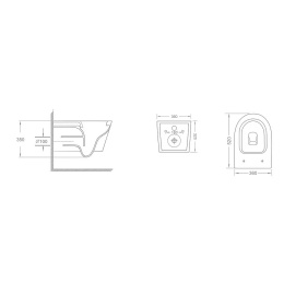 Комплект инсталляции GROHE Rapid SL 1000044 с унитазом Aquatek ТАУРУС AQ1580T-00 и сиденьем с микролифтом (NW0678)