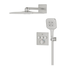 Душевая система GROHE Grohtherm SmartControl с термостатом для душа, суперсталь (34864DC0)