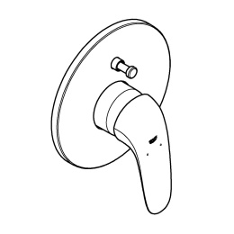 Смеситель для ванны GROHE Eurostyle, хром (23730003)