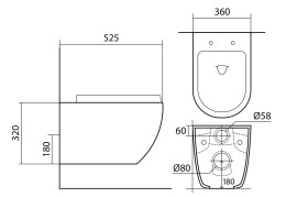 Комплект инсталляции GROHE Rapid SL 38775001 с унитазом Aquatek ЕВРОПА AQ1901-MB и сиденьем с микролифтом (NW0266)
