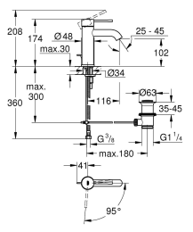 Готовый комплект для ванной комнаты GROHE Essence+ (NB0018)