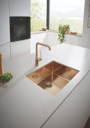 Смеситель для кухни GROHE Essence, теплый закат матовый (30505DL0)