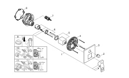 Внешняя часть смесителя для ванны GROHE Eurocube с переключателем на 3 положения, хром (24094000)