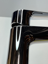 Смеситель для раковины GROHE BauEdge с ограничителем температуры и рычажным донным клапаном, M-Size, хром (23758001/U), уцененный товар