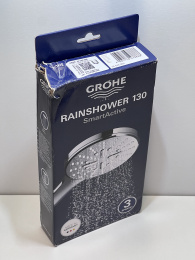Ручной душ GROHE Rainshower SmartActive 130, 12 л/мин, 3 режима, хром (26544000/U), уцененный товар