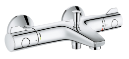 Душевая система GROHE New Tempesta 200 с термостатом для ванны, хром (NB0034)