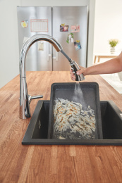 Смеситель для кухни GROHE Zedra с вытяжным душем 3jet, хром (32294002/UB), уцененный товар