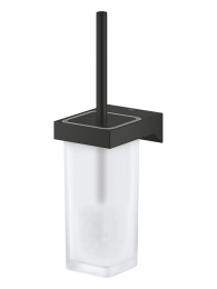 Туалетный ёршик GROHE Selection Cube с держателем, матовый черный (408572430)