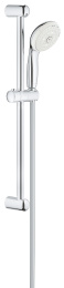 Душевой гарнитур GROHE Tempesta 100, 4 режима струи, душевая штанга 600 мм, 9,5 л/мин, хром (27795001)