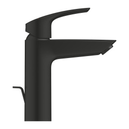 Смеситель для раковины GROHE Eurosmart с донным клапаном, матовый чёрный (23393243E)