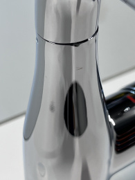 Смеситель для раковины GROHE Essence с донным клапаном, M-size, хром (23462001/U), уцененный товар
