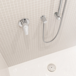 Смеситель для душа GROHE BauEdge в комплекте с монтажной частью, хром (29040001)