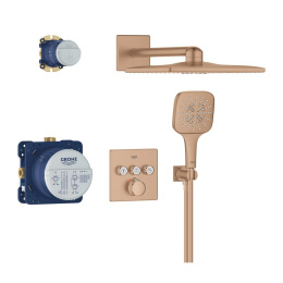 Душевая система GROHE Grohtherm SmartControl с термостатом для душа, теплый закат матовый (34864DL0)