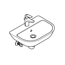 Набор GROHE Bau Ceramic: раковина со смесителем Start Flow (39472000)