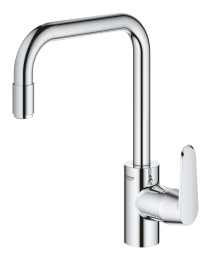 Смеситель для кухонной мойки GROHE Eurodisc Cosmopolitan, высокий излив, хром (31122004)