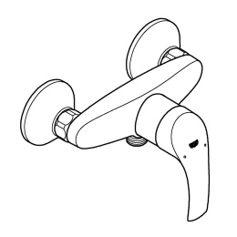 Смеситель для душа GROHE Eurosmart, хром (33555002)