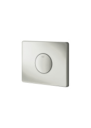 Панель смыва для унитаза GROHE Skate для вертикального и горизонтального монтажа с 1 режимом смыва, матовый хром (38573P00)