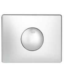 Панель смыва для унитаза GROHE Skate для вертикального и горизонтального монтажа с 1 режимом смыва, матовый хром (38573P00)