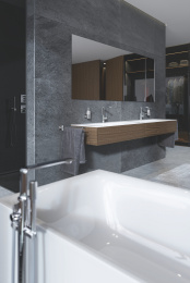 Внешняя часть смесителя для ванны GROHE Allure напольного монтажа, хром (25222001)