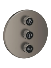 Внешняя часть переключателя потоков GROHE Grohtherm SmartControl на 3 потребителя, сатиновый графит (29122MG0)