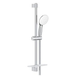 Душевой гарнитур GROHE Tempesta 110 с мыльницей, 3 режима струи, душевая штанга 600 мм, 7,4 л/мин, хром (26918003)