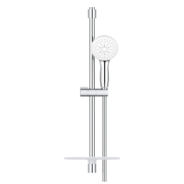 Душевой гарнитур GROHE Tempesta 110 с мыльницей, 3 режима струи, душевая штанга 600 мм, 7,4 л/мин, хром (26918003)