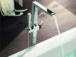 Внешняя часть смесителя для ванны GROHE Allure Brilliant напольного монтажа, хром (23119000)