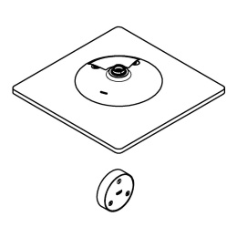 Верхний душ GROHE Rainshower 310 SmartConnect, 9,5 л/мин, 2 режима, хром (26643000)