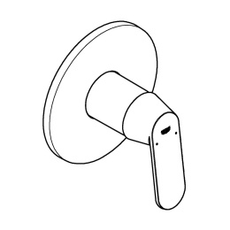 Внешняя часть смесителя для душа GROHE Eurosmart Cosmopolitan, хром (24044000)