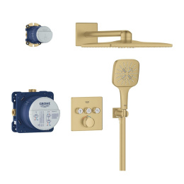 Душевая система GROHE Grohtherm SmartControl с термостатом для душа, холодный рассвет матовый (34864GN0)