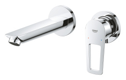Смеситель для раковины GROHE BauLoop в комплекте с монтажной частью, хром (20289001)