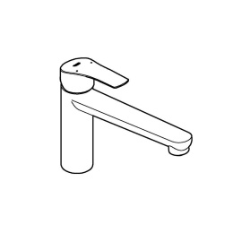 Смеситель для кухни GROHE Eurosmart, суперсталь (30463DC0)