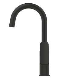 Смеситель для раковины GROHE Cubeo с донным клапаном, L-size, матовый черный (1017712430)