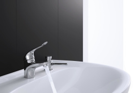 Смеситель для раковины GROHE Euroeco Special с донным клапаном, хром (32763000)
