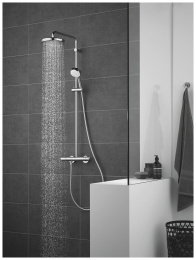 Верхний душ GROHE Tempesta 210, 9,5 л/мин, 1 режим, хром (26410000)