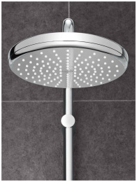 Верхний душ GROHE Tempesta 210, 9,5 л/мин, 1 режим, хром (26410000)