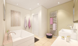 Смеситель для ванны GROHE Grandera двухвентильный, на 5 отверстий, на край ванны, хром (19919000/UB), уцененный товар