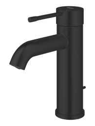 Смеситель для раковины GROHE Essence с донным клапаном, S-size, матовый черный (235892431)