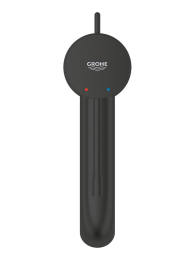 Смеситель для раковины GROHE Essence с донным клапаном, S-size, матовый черный (235892431)