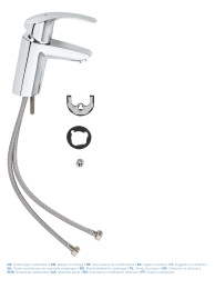 Смеситель для раковины GROHE Eurosmart, S-size, хром (32467002)