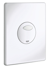 Панель смыва для унитаза GROHE Skate для вертикального и горизонтального монтажа с 3 режимами смыва, альпин-белый (38862SH0)