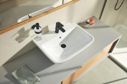 Смеситель для раковины GROHE Eurosmart, S-size, черный (332652433/UB), уцененный товар