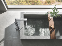 Внешняя часть смесителя для ванны GROHE Allure напольного монтажа, хром (25222001)