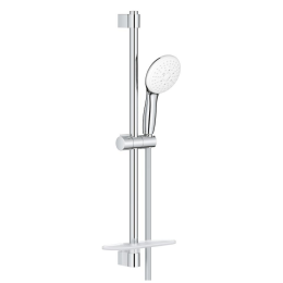 Душевой гарнитур GROHE Tempesta 110 с мыльницей, 3 режима струи, душевая штанга 600 мм, 7,4 л/мин, хром (27600003)