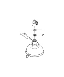 Верхний душ GROHE Tempesta Rustic 100, 9,5 л/мин, 4 режима, хром (27610001)