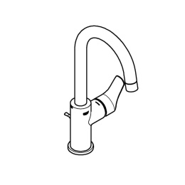 Смеситель для раковины GROHE Eurosmart, L-size, хром (23537003)