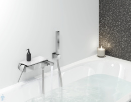 Смеситель для ванны GROHE Plus с душевым гарнитуром, хром (33547003)