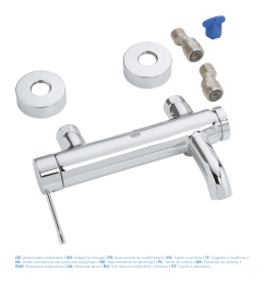Готовый комплект для ванной комнаты GROHE Essence, хром (NB0025)